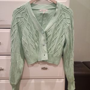 BCBG Mint Green Cardigan